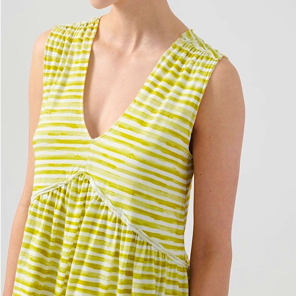 ATM Anthony Thomas Melilla watercolor Stripe Dress - Picture 3 of 12